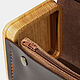 Brown ladies ' STEP handbag with wood in vintage style. Classic Bag. breatley. My Livemaster. Фото №6