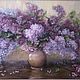 Oil painting Lilac wave painting lilac. Pictures. Ирина Димчева. Online shopping on My Livemaster.  Фото №2