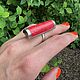 Order Coral ring, silver, 18 p., Indonesia. Dutch West - Indian Company. Livemaster. . Vintage ring Фото №3