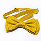 Bow tie yellow polka dot. Ties. Super Bow Ties. Online shopping on My Livemaster.  Фото №2