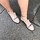 Paris sandals grey suede. Sandals. Hitarov (Hitarov). Online shopping on My Livemaster.  Фото №2