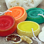Косметика ручной работы handmade. Livemaster - original item Soap with loofah Citrus mix. Handmade.