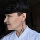 Серьги "Сердечки" жемчуг, турмалин. Серьги классические. Svetlana Revina. Ярмарка Мастеров.  Фото №8