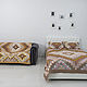 Bedspread 'Beige' 220h170 cm patchwork. Bedspreads. Quilter Elena Mazurova. Online shopping on My Livemaster.  Фото №2