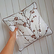 Для дома и интерьера handmade. Livemaster - original item Decorative pillows with embroidery. Handmade.