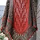 Шаль ручной работы "Шиповник". Шали. Nadezhda/ вязаные изделия ручной работы. Ярмарка Мастеров.  Фото №4