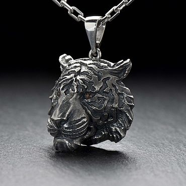 Украшения ручной работы. Ярмарка Мастеров - ручная работа Подвеска Тигр. Handmade.