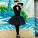 Юбка пачка чёрная. Юбки. АлесЯ -  Пошив одежды от А до Я. Ярмарка Мастеров.  Фото №5