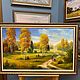 Картина маслом осенний пейзаж «За грибами» 60х100. Картины. Картины маслом  Prostokartina (prostokartina). Ярмарка Мастеров.  Фото №6