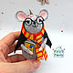 Order The 'Harry Potter' mouse with glasses. Mouse felt. Malfoy. chehovchanki. Livemaster. . Christmas gifts Фото №3