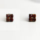 Stud Earrings Like Real Amber. Vintage earrings. Bijoudelice. My Livemaster. Фото №6