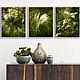Photo paintings Nature for the interior of the living room Green leaves of the forest 2, Fine art photographs, Moscow,  Фото №1