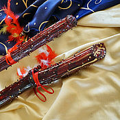 Музыкальные инструменты handmade. Livemaster - original item Rain Stick (Rainstick) (brown 80-85 cm). Handmade.