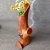 Для дома и интерьера handmade. Livemaster - original item Floor vase made of wood. Handmade.