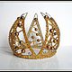 Заказать корона золотая "Царевна". Мастерская 'Golden crown'. Ярмарка Мастеров. . Диадемы Фото №3