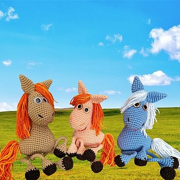 Куклы и игрушки ручной работы. Ярмарка Мастеров - ручная работа Лошадка. Handmade.