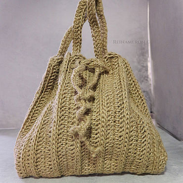 Сумки ручной работы. Ярмарка Мастеров - ручная работа Сумка-мешок из джута. Handmade.