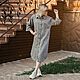 Women's shirt dress made of linen. Dresses. Olga Lado. Online shopping on My Livemaster.  Фото №2