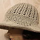 Knitted hat with brim. Hats1. Ekostil. My Livemaster. Фото №5