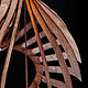 Деревянный светильник Санлайт палисандр, подвесной абажур из дерева. Потолочные и подвесные светильники. Деревянные светильники Woodshire (woodshire). Ярмарка Мастеров.  Фото №5