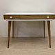  Стол White and oak 2. Столы. ONTOTRE Craft Studio. Интернет-магазин Ярмарка Мастеров.  Фото №2