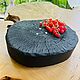 Доска для подачи. Подставка под горячее. Креативная мастерская “Woods in black”. Ярмарка Мастеров.  Фото №4