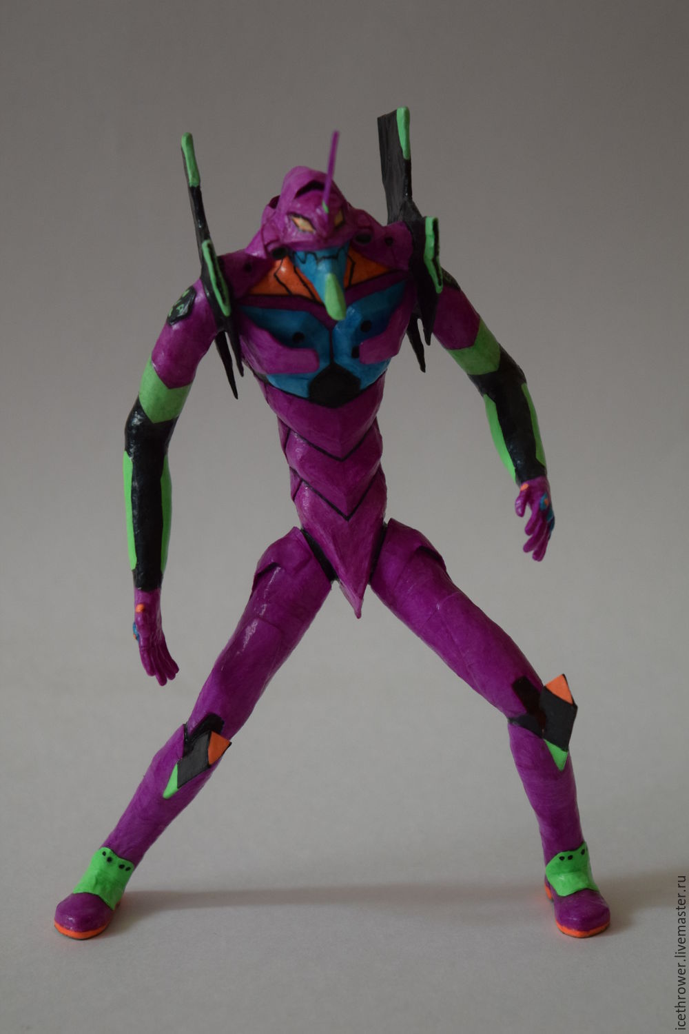 EVA-01 из аниме Neon Genesis Evangelion в интернет-магазине на Ярмарке  Мастеров | Мягкие игрушки, Москва - доставка по России. Товар продан.