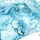 Scarf 'Splashes of color - a warm sea wave' natural silk. Wraps. studiya. Online shopping on My Livemaster.  Фото №2
