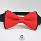 Tie red Duo / wedding in red, bow tie. Ties. Respect Accessories. Online shopping on My Livemaster.  Фото №2