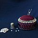 Needlewomen: A needlewomen made of Burgundy velvet beads The Sultan's favorite wife, Needle beds, Krasnodar,  Фото №1