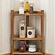 Corner shelving in natural color. Shelving. Foxwoodrus. Online shopping on My Livemaster.  Фото №2