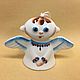 Angel porcelain bell. Bells. Veselyj farfor. My Livemaster. Фото №6