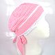 Order Women's bandana made of 100% cotton, pink bandana. vyacheslavovna-2. Livemaster. . Bandanas Фото №3