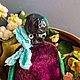 Мини серия «Овощи»,Брокколи!!!. Тедди Зверята. Тина Шипилова. Ярмарка Мастеров.  Фото №4