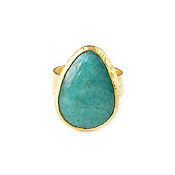 Украшения handmade. Livemaster - original item Large green ring with agate, buy a ring with a stone. Handmade.