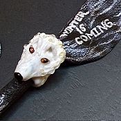 Украшения handmade. Livemaster - original item Bracelet and ring "Winter is coming", Game of Thrones. Handmade.