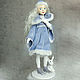 The Snow Maiden is an author's interior doll 30 cm, Ded Moroz and Snegurochka, St. Petersburg,  Фото №1
