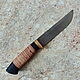 Knife 'Tiger' h12mf birch bark hornbeam. Knives. Artesaos e Fortuna. Online shopping on My Livemaster.  Фото №2