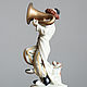Винтаж: Клоун с трубой Giuseppe Armani Capodimonte Florence статуэтка 0329C. Статуэтки винтажные. Kunst Galerie. Ярмарка Мастеров.  Фото №6