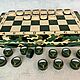 Шашки «Армейские», из дерева, ручная роспись. Нарды и шашки. Анна Феколкина ШАХМАТЫ - СУВЕНИРЫ. Ярмарка Мастеров.  Фото №4