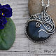Pendant with agate and silver 925, Pendants, Moscow,  Фото №1