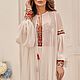 Платье нарядное в Русском стиле. Платья. Дизайнерские платья Valensia Atelier. Интернет-магазин Ярмарка Мастеров.  Фото №2