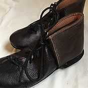 Розовые фуксия черные бордовые кожаные туфли полуботинки ручной работы