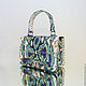 Handbag made from Python PARISIENNE. Classic Bag. Exotic Workshop Python Fashion. Online shopping on My Livemaster.  Фото №2