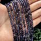 Beads natural stone iolite / cordierite with cut. Beads2. naturalkavni. My Livemaster. Фото №6