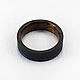 Black Zirconia ring with iron wood. Rings. asgdesign. My Livemaster. Фото №4