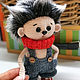 Soft toys: Timokha the Hedgehog. Stuffed Toys. sToryToys. My Livemaster. Фото №6