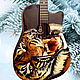 Заказать Гитара с инд.принтом (на ЗАКАЗ) от 2 дней. Guitar & Ukulele art Studio. Ярмарка Мастеров. . Гитары Фото №3