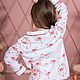 Пижама детская Фламинги. Пижамы и халаты. spizhamki. Интернет-магазин Ярмарка Мастеров.  Фото №2