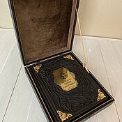 Сувениры и подарки handmade. Livemaster - original item Hunter`s desk book, in a casket (gift leather book). Handmade.